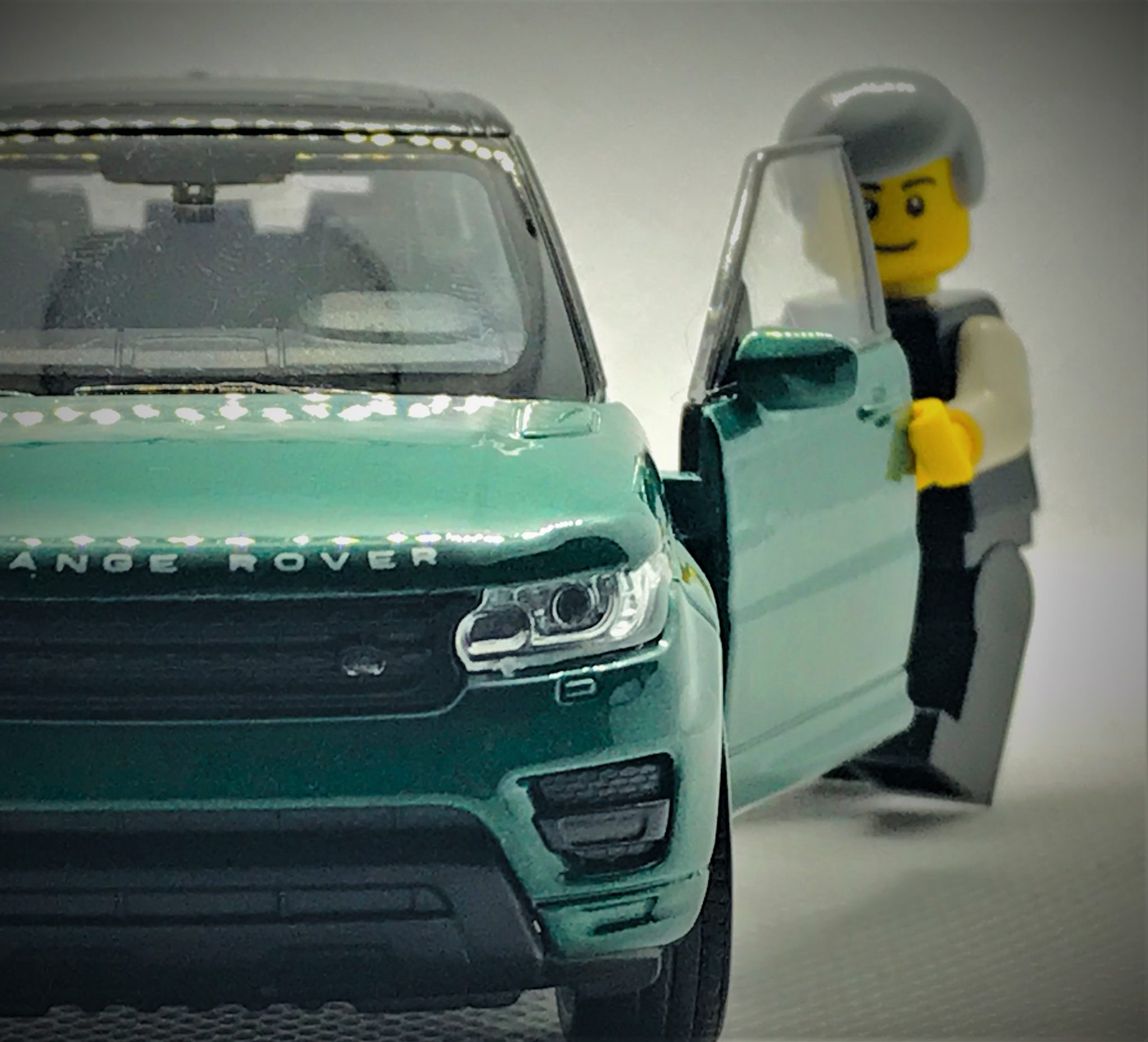Lego Figure and Car